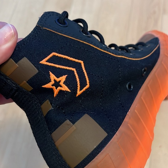 Converse UNT1TL3D High Black Orange 4.5 - Picture 5 of 8